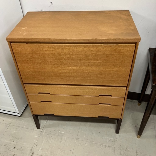 O 2603-0015 関家具　北欧スタイルチェスト　キズ汚れ有り