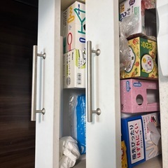 無料！！3/3迄受け取り可能！！ダストボックス　ゴミ箱2個付きの画像