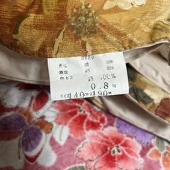 敷布団と高級掛け布団セットの画像