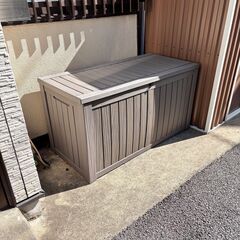 物置 屋外使用 樹脂製 大容量の画像