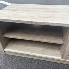 ニトリ ローテレビボード ライン 100 左右開閉扉 テレビ台の画像