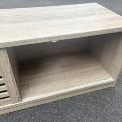 ニトリ ローテレビボード ライン 100 左右開閉扉 テレビ台の画像