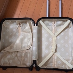 スーツケース　赤色の画像