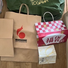 まとめて　トートバッグや紙袋などの画像