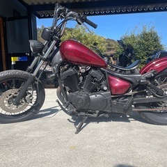 ビラーゴ250 3DM ボバーカスタム 実働 エンジン好調 現状販売の画像