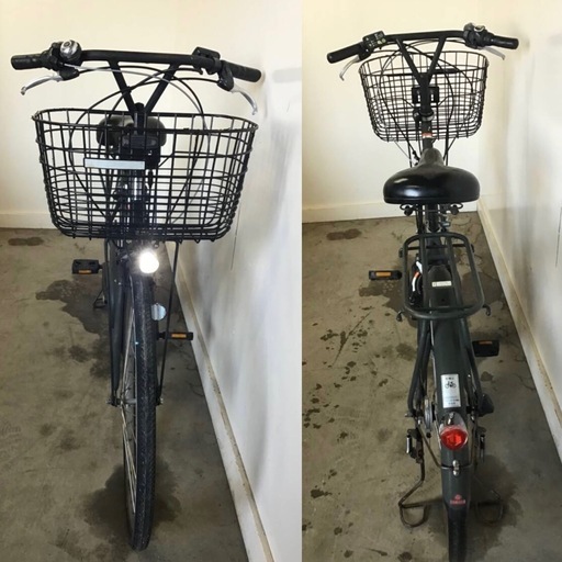 h-257△ q 岐阜発/ヤマハ PAS ami/電動アシスト自転車/26インチ/3段変速/バッテリー8.7Ah/充電器なし/走行確認