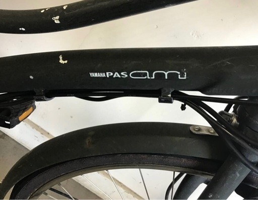 h-257△ q 岐阜発/ヤマハ PAS ami/電動アシスト自転車/26インチ/3段変速/バッテリー8.7Ah/充電器なし/走行確認