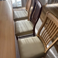 お取引中〆ダイニングテーブル イスの画像