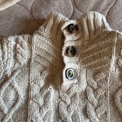 baby GAPアイボリーニット　セット80の画像