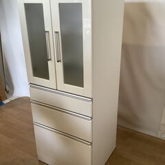 No.230　食器棚　白　幅59.5cm（豊橋市収集業務課リユース家具）の画像