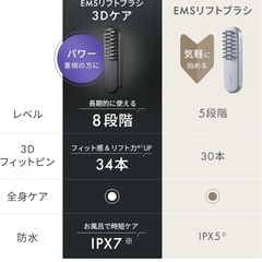 【新品未開封】上位モデルSALONIA サロニア EMS リフトブラシ 3Dケア 電気ブラシ 美顔器 電動頭皮ブラシ リフトアップ の画像