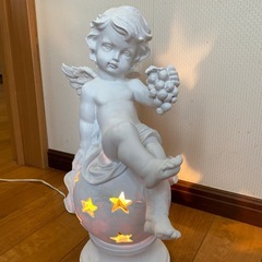 アンティーク　天使の間接照明 エンジェルランプ 星型ライトの画像