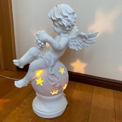 アンティーク　天使の間接照明 エンジェルランプ 星型ライトの画像