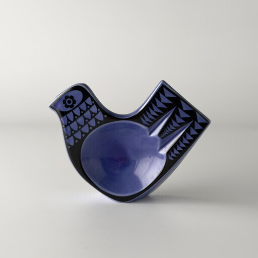 Hornsea Bird Dish small Blue 皿 トレイ イギリス 輸入 雑貨 ミッドセンチュリー 英国 ホーンジー レトロ おしゃれ 80871