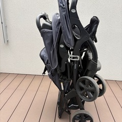 KATOJI カトージ 二人乗りベビーカー 二人でゴーDX デニムの画像