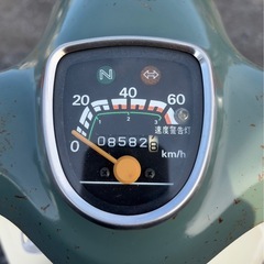 1229.希少　ホンダ　スーパーカブ50 当時物　6V 原付　バイク　50cc 車体の画像