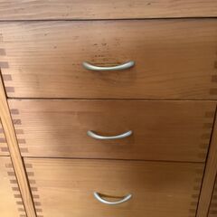 【交渉中】No.233　引き出しチェスト　４段（豊橋市収集業務課リユース家具）の画像