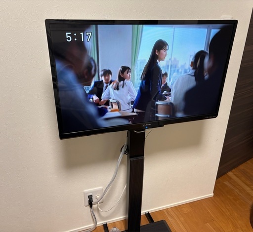 【新生活応援】FUNAI TV 32型　テレビスタンド、Amazonファイヤースティック付