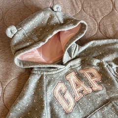 baby GAP くまみみロンパース80の画像