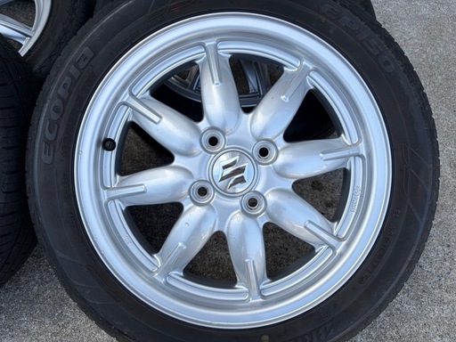 希少！スズキ純正 アルミホイール ノーマルタイヤ ENKEI 15インチ 165/55R15 アルトRS ワークス流用可 希少！スズキ純正 アルミホイール ノーマルタイヤ ENKEI 15インチ 165