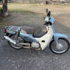 1230.ホンダ　AA04スーパーカブ50 社外マフラー　原付　バイク　50cc 車体の画像
