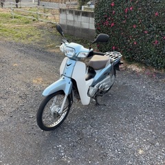 1230.ホンダ　AA04スーパーカブ50 社外マフラー　原付　バイク　50cc 車体の画像