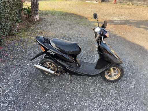 1231.ホンダ　ライブディオZX 中期　社外マフラー　原付　バイク　50cc 車体