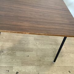 No.236　ニトリ　テーブル　DT　ヴォルブ80（豊橋市収集業務課リユース家具）の画像
