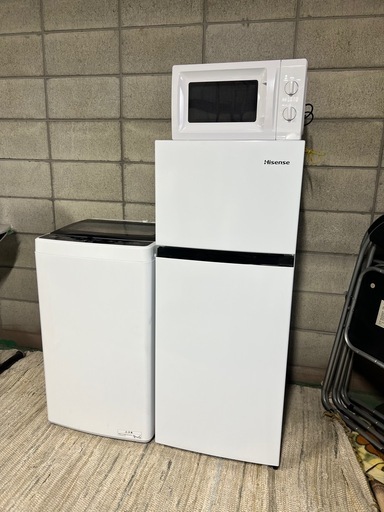 ✨ A830 ✨ 冷蔵庫＋洗濯機＋電子レンジセット ? 20km圏内 配送設置無料！