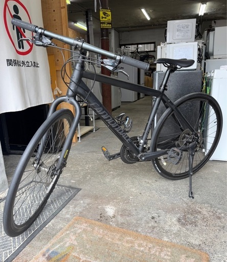 札幌市内配送可 13年頃モデル CANNONDALE キャノンデール BADBOY FATTY RIGID9 クロスバイク 自転車 サイズM