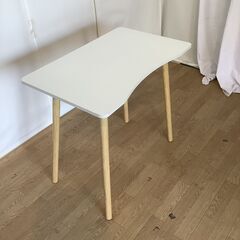 No.239　デスク　白　幅80cm（豊橋市収集業務課リユース家具）の画像