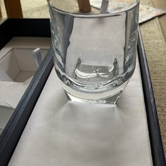 ガラス製ロックグラス 2個セット　未使用品の画像