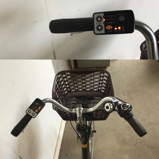 h-260△ q 岐阜発/ パナソニック/電動アシスト自転車/24インチ/3段変速/バッテリー8.9Ah/充電器なし/走行確認/現状品/管18s/ R8.2/22 △