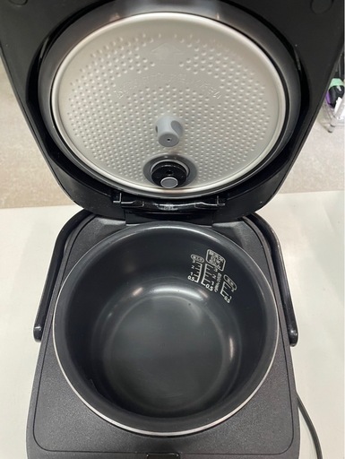 IRIS OHYAMA　アイリスオーヤマ　IHジャー炊飯器　RC-IA31-B　3合炊き　極厚銅釜　分離型　1台2役　IHコンロ　0.54L　ブラック　稼働確認済　中古　③