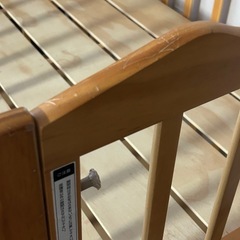 【お話中】大和屋 フラルWオープンすのこベビーベッドの画像