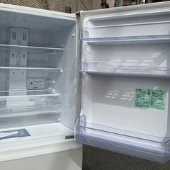【RKGRE-659】特価！三菱/330L 3ドア冷凍冷蔵庫/MR-C33F-W/中古品/2021年製/弊社近隣無料配達/来店引取値引ありの画像