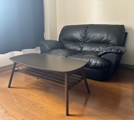 3月14日10時頃限定！ソファーとテーブル (a) 静岡のソファ《2人掛け