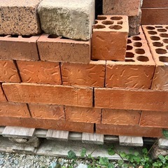 レンガブロック　赤レンガブロック の画像