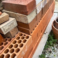 レンガブロック　赤レンガブロック の画像