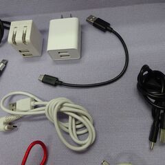 ( E-1042 )USB Type-Cケーブル１０本 アダプター２個 セット㊸SONYケーブルあり 中古 通電確認済みの画像