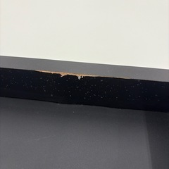 リユースのサカイ東金店 レンジ台 白＆黒 ※右上引き出し内側割れあり TJ17897の画像