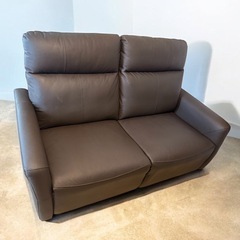 【美品/半額以下】電動本革ソファー2人がけの画像