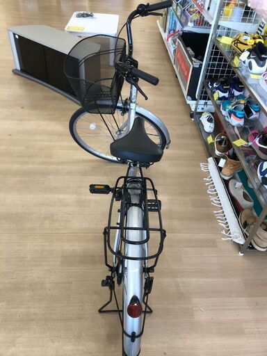 A-1559【リユースのサカイ野々市店】自転車　シルバー 26インチ　※クリーニング済み