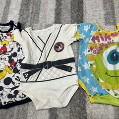 ディズニー50-70ロンパースボディースーツ7着まとめ売りの画像