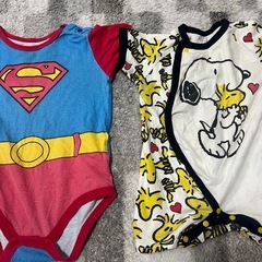 ディズニー50-70ロンパースボディースーツ7着まとめ売りの画像