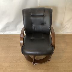 【交渉中】No.246　回転式　ダイニングチェア　キャスター付き（豊橋市収集業務課リユース家具）の画像