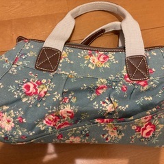 Cath Kidston 花柄 トートバッグ 水色の画像