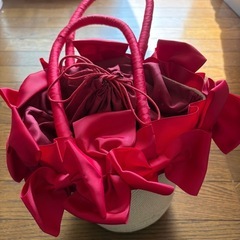 かごバッグの画像