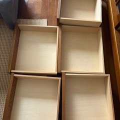 未使用！天然木　高級　大塚家具　収納の画像