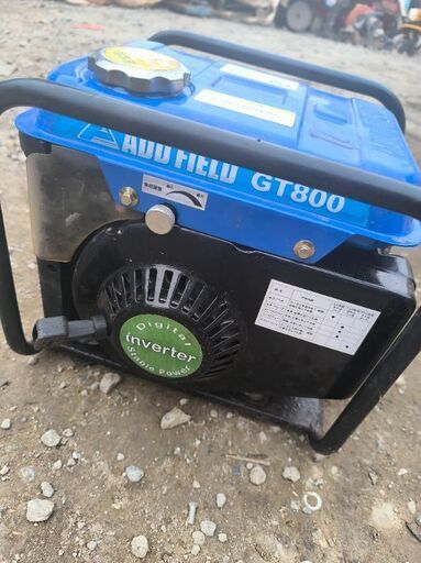 ADD FIELD GT800 インバーター発電機 800W 100V 1発始動 動作確認済み ポータブル発電機1発始動 発電OK
